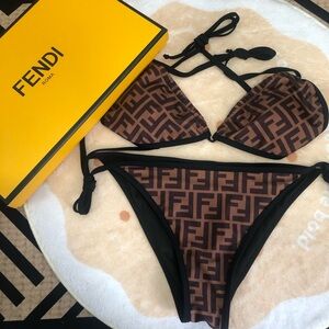 Fendi Women’s Brown Bikini